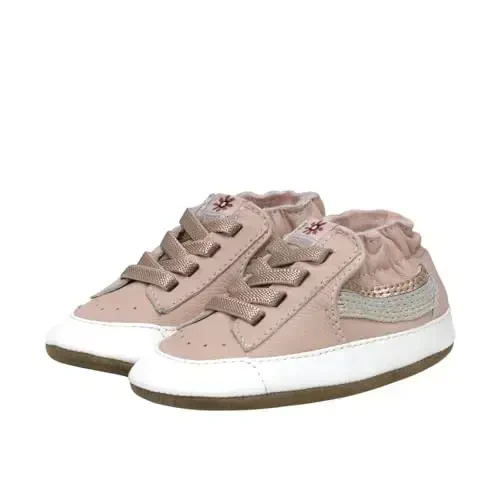 Robeez Baby Girls and Unisex Soft Soles Slip-Resistant Crib Shoes Slippers for Infant and Toddler, 0-24 Months - 1