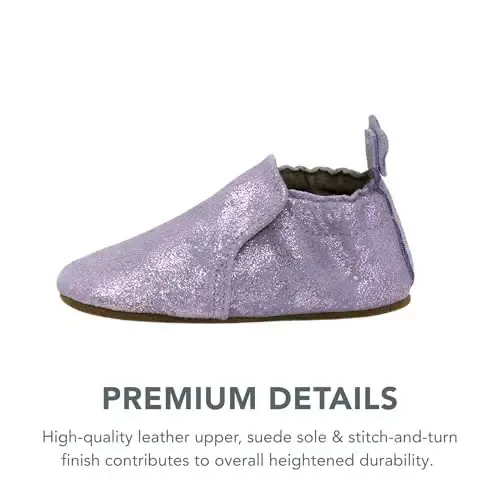 Robeez Baby Girls and Unisex Soft Soles Slip-Resistant Crib Shoes Slippers for Infant and Toddler, 0-24 Months - 4