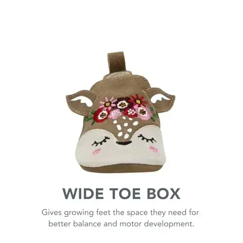 Robeez Baby Girls and Unisex Soft Soles Slip-Resistant Crib Shoes Slippers for Infant and Toddler, 0-24 Months - 5