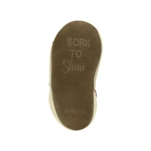 Robeez Baby Girls and Unisex Soft Soles Slip-Resistant Crib Shoes Slippers for Infant and Toddler, 0-24 Months 