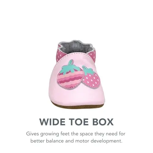 Robeez Baby Girls and Unisex Soft Soles Slip-Resistant Crib Shoes Slippers for Infant and Toddler, 0-24 Months - 5