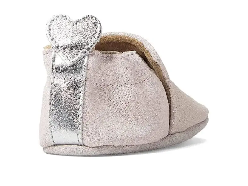 Robeez Baby Girls va Unisex Yumshoq Tagliklar Chaqaloqlar va Kichkintoylar uchun Sirpanishga Qarshi Beshik Poyafzallari Uy poyafzallari, 0-24 Oy - 4