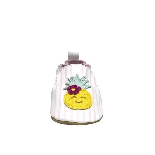 Robeez Baby Girls va Unisex Yumshoq Tagliklar Sirpanishga Qarshi Beshik Poyabzallari Chaqaloq va Kichkintoylar uchun Uy poyabzali, 0-24 Oy - 5