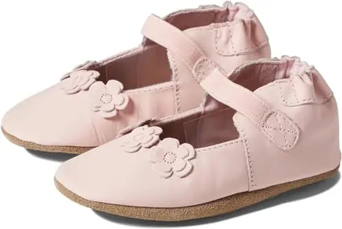 Robeez Baby Girls va Unisex Yumshoq Tagliklar Sirpanishga Qarshi Beshik Poyabzallari Chaqaloqlar va Kichkintoylar uchun Uy poyafzallari, 0-24 Oy - ROBEEZ