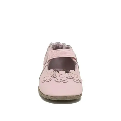 Robeez Baby Girls va Unisex Yumshoq Tagliklar Sirpanishga Qarshi Beshik Poyabzallari Chaqaloqlar va Kichkintoylar uchun Uy poyafzallari, 0-24 Oy - 3