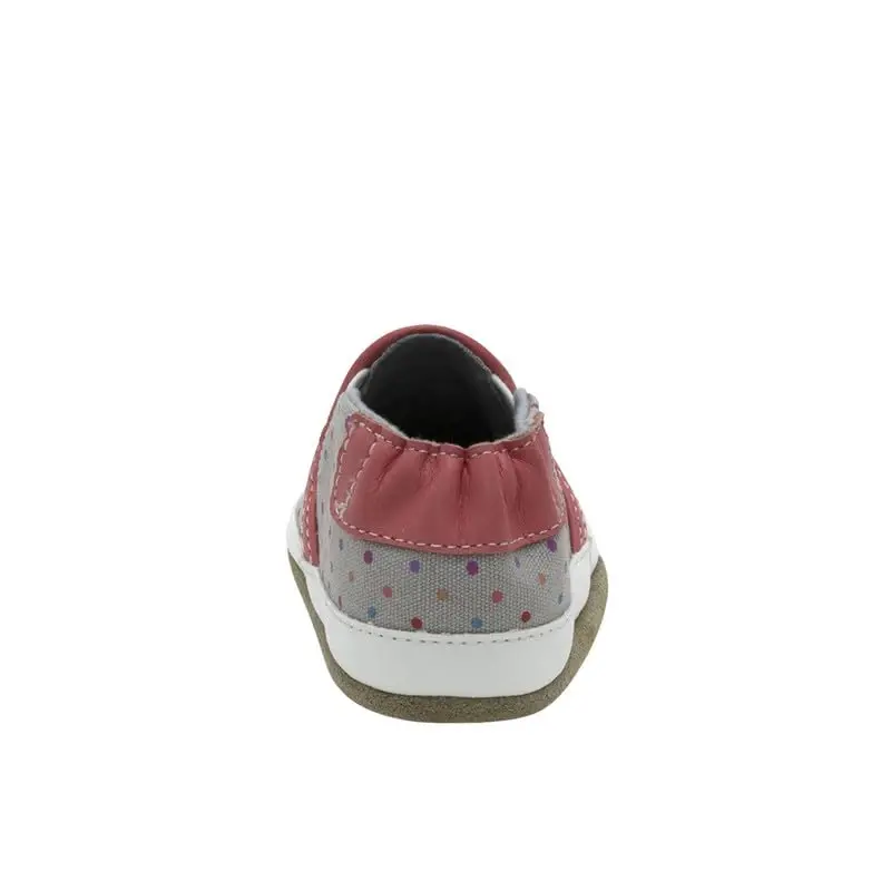 Robeez Baby Girls va Unisex Yumshoq Tagliklar Sirpanishga Qarshi Beshik Poyabzallari Uy poyabzallari Chaqaloqlar va Go'daklar uchun, 0-24 Oy - 4