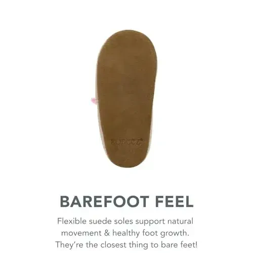 Robeez Baby Girls va Unisex Yumshoq Tagliklar Sirpanishga Qarshi Krovat Poyabzallari Chaqaloqlar va Go'daklar uchun Terliklar, 0-24 Oy - 2