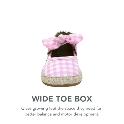 Robeez Baby Girls va Unisex Yumshoq Tagliklar Sirpanishga Qarshi Krovat Poyabzallari Chaqaloqlar va Go'daklar uchun Terliklar, 0-24 Oy - 5