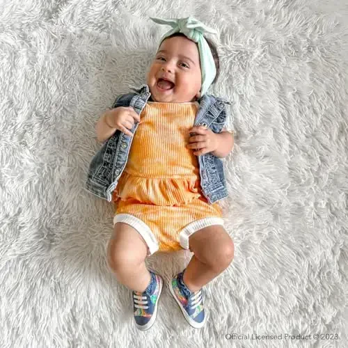 Robeez Baby Girls va Unisex Yumshoq Tagliklar Sirpanishga Qarshi Oyoq Kiyimlar Chaqaloq va Kichkintoylar uchun, 0-24 Oy - 2