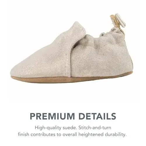 Robeez Baby Girls va Unisex Yumshoq Tagliklar Sirpanishga qarshi Yatak Poyafzallari Chaqaloq va Kichkintoylar uchun Uy poyafzallari, 0-24 Oy - 6