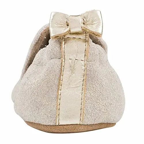 Robeez Baby Girls va Unisex Yumshoq Tagliklar Sirpanishga qarshi Yatak Poyafzallari Chaqaloq va Kichkintoylar uchun Uy poyafzallari, 0-24 Oy 