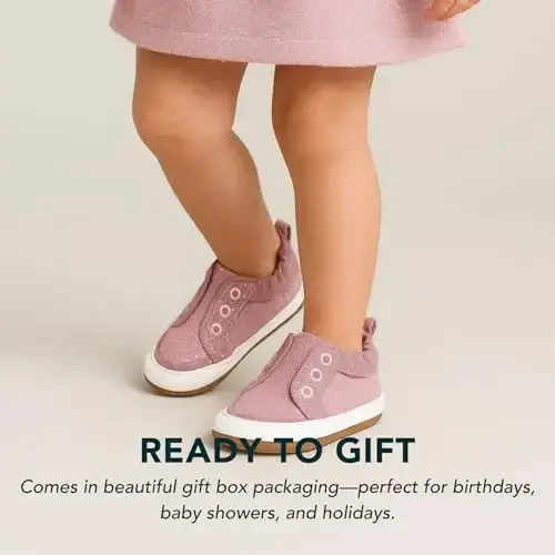 Robeez Baby Girls va Unisex Yumshoq taglikli, sirpanishga qarshi krovat poyabzallari, chaqaloq va yosh bolalar uchun uy poyabzallari, 0-24 oy - 7