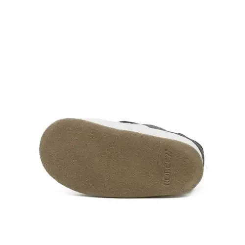 Robeez Baby Boys and Unisex Soft Soles Slip-Resistant Crib Shoes Slippers Moccasins for Infant and Toddler, 0-24 Months - 6