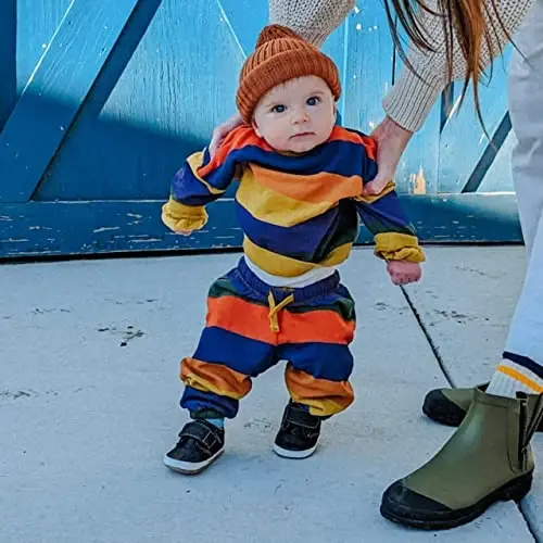 Robeez Baby Boys and Unisex First Kicks Slip Resistant Shoes & Sneakers for Infant and Toddler - ROBEEZ (1)