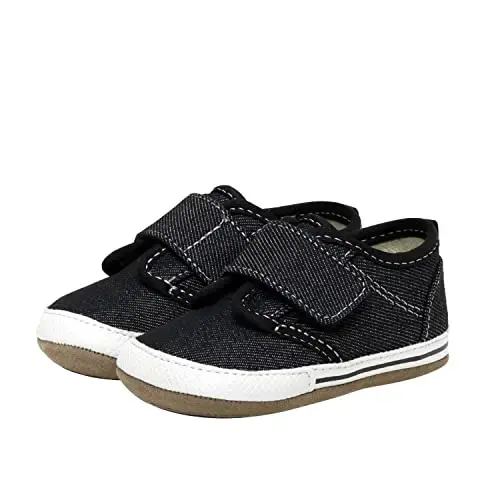 Robeez Baby Boys and Unisex First Kicks Slip Resistant Shoes & Sneakers for Infant and Toddler - 1