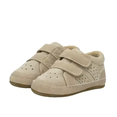 Robeez Baby Boys and Unisex First Kicks Slip Resistant Shoes & Sneakers for Infant and Toddler 