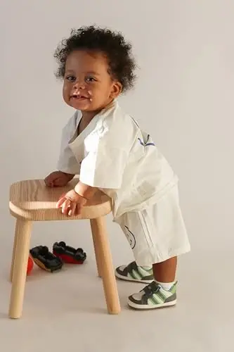 Robeez Baby Boys and Unisex First Kicks Slip Resistant Shoes & Sneakers for Infant and Toddler - 2