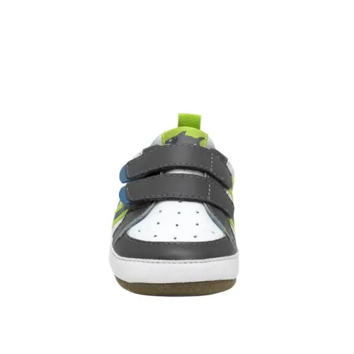 Robeez Baby Boys and Unisex First Kicks Slip Resistant Shoes & Sneakers for Infant and Toddler - 3