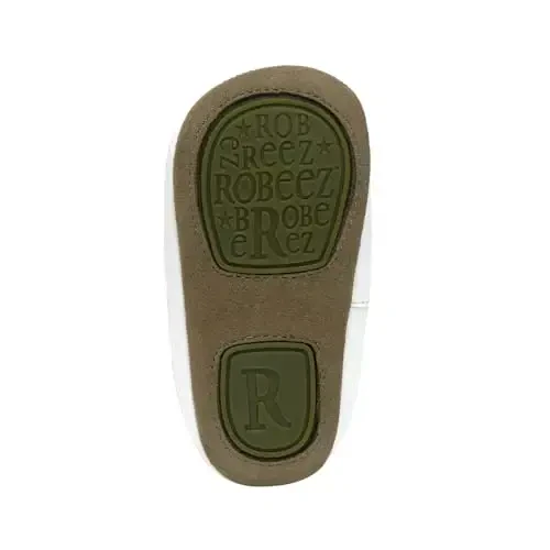 Robeez Baby Boys and Unisex First Kicks Slip Resistant Shoes & Sneakers for Infant and Toddler - 4