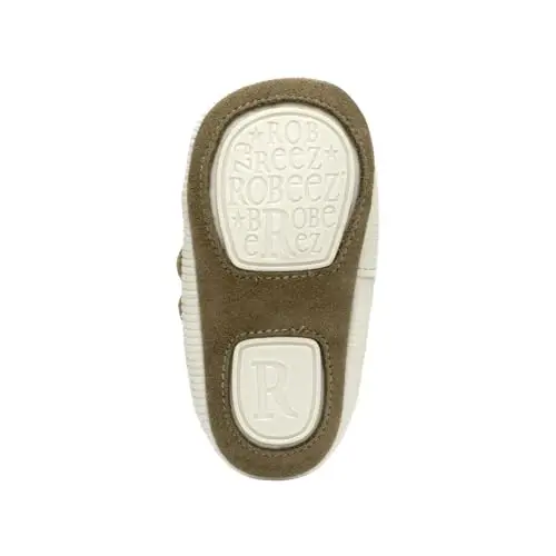 Robeez Baby Boys and Unisex First Kicks Slip Resistant Shoes & Sneakers for Infant and Toddler - 4