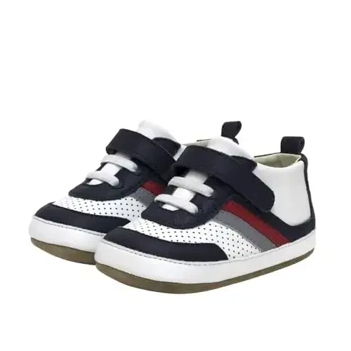 Robeez Baby Boys and Unisex First Kicks Slip Resistant Shoes & Sneakers for Infant and Toddler 