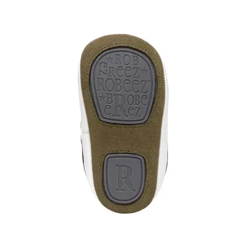 Robeez Baby Boys and Unisex First Kicks Slip Resistant Shoes & Sneakers for Infant and Toddler - 3