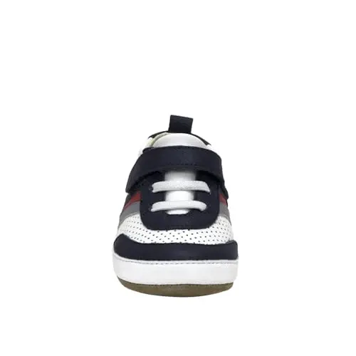 Robeez Baby Boys and Unisex First Kicks Slip Resistant Shoes & Sneakers for Infant and Toddler - 5