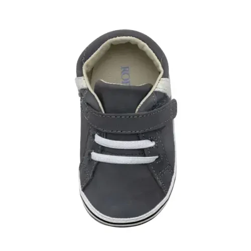 Robeez Baby Boys and Unisex First Kicks Slip Resistant Shoes & Sneakers for Infant and Toddler - 5