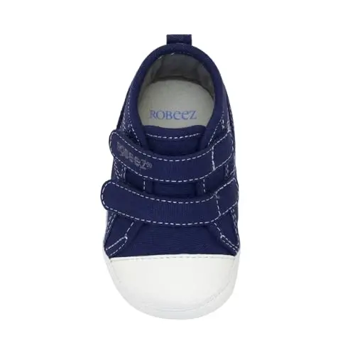 Robeez Baby Boys and Unisex First Kicks Slip Resistant Shoes & Sneakers for Infant and Toddler - 3