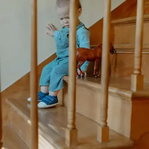 Robeez Baby Boys and Unisex First Kicks Slip Resistant Shoes & Sneakers for Infant and Toddler - 2