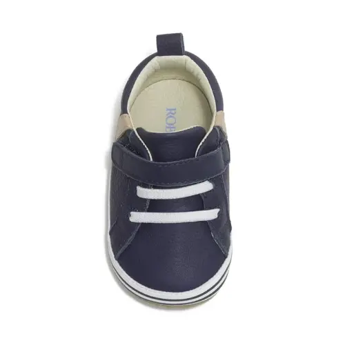 Robeez Baby Boys and Unisex First Kicks Slip Resistant Shoes & Sneakers for Infant and Toddler - 5