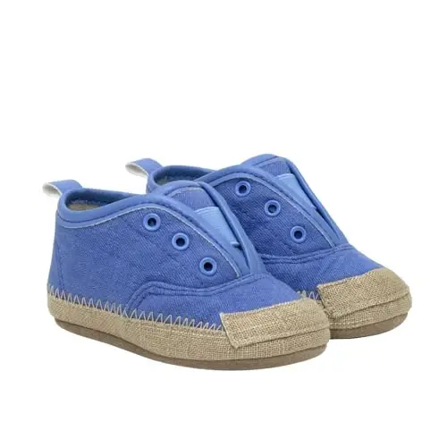 Robeez Baby Boys and Unisex First Kicks Slip Resistant Shoes & Sneakers for Infant and Toddler - 1