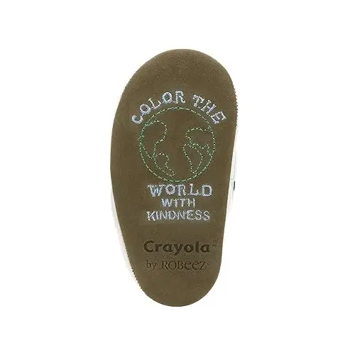 Robeez Baby Boys and Unisex Soft Soles Slip-Resistant Crib Shoes Slippers Moccasins for Infant and Toddler, 0-24 Months - 4