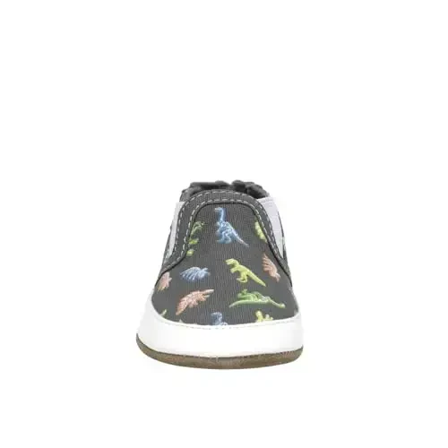 Robeez Baby Boys and Unisex Soft Soles Slip-Resistant Crib Shoes Slippers Moccasins for Infant and Toddler, 0-24 Months - 4