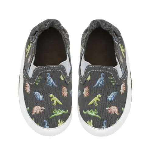 Robeez Baby Boys and Unisex Soft Soles Slip-Resistant Crib Shoes Slippers Moccasins for Infant and Toddler, 0-24 Months - 2