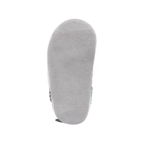 Robeez Baby Boys and Unisex Soft Soles Slip-Resistant Crib Shoes Slippers Moccasins for Infant and Toddler, 0-24 Months - 6