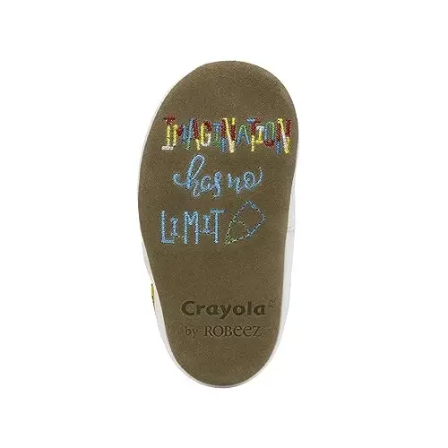 Robeez Baby Boys and Unisex Soft Soles Slip-Resistant Crib Shoes Slippers Moccasins for Infant and Toddler, 0-24 Months - 4