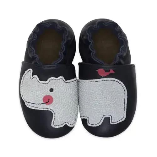 Robeez Baby Boys and Unisex Soft Soles Slip-Resistant Crib Shoes Slippers Moccasins for Infant and Toddler, 0-24 Months - ROBEEZ (1)