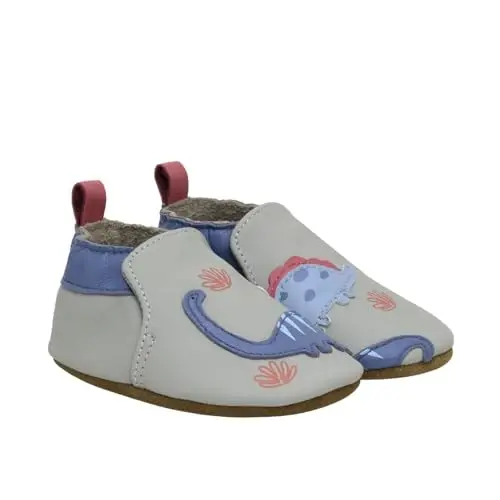 Robeez Baby Boys and Unisex Soft Soles Slip-Resistant Crib Shoes Slippers Moccasins for Infant and Toddler, 0-24 Months - ROBEEZ (1)