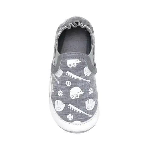 Robeez Baby Boys and Unisex Soft Soles Slip-Resistant Crib Shoes Slippers Moccasins for Infant and Toddler, 0-24 Months - 4