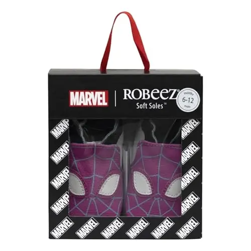 Robeez Baby Girls and Unisex Soft Soles Slip-Resistant Crib Shoes Slippers for Infant and Toddler, 0-24 Months - 6