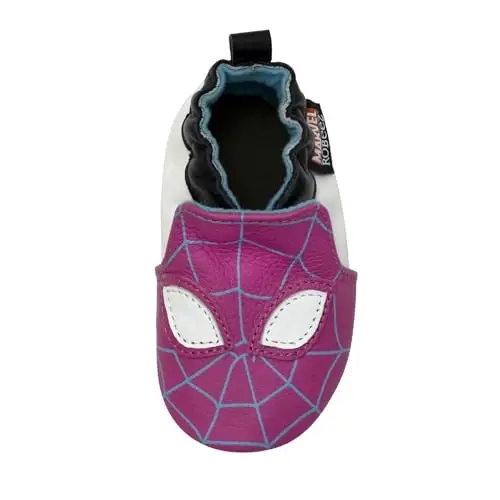 Robeez Baby Girls and Unisex Soft Soles Slip-Resistant Crib Shoes Slippers for Infant and Toddler, 0-24 Months - 5