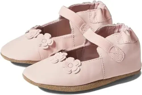 Robeez Baby Girls and Unisex Soft Soles Slip-Resistant Crib Shoes Slippers for Infant and Toddler, 0-24 Months - ROBEEZ