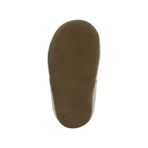 Robeez Baby Girls and Unisex Soft Soles Slip-Resistant Crib Shoes Slippers for Infant and Toddler, 0-24 Months 