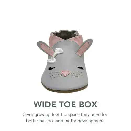Robeez Baby Girls and Unisex Soft Soles Slip-Resistant Crib Shoes Slippers for Infant and Toddler, 0-24 Months - 5