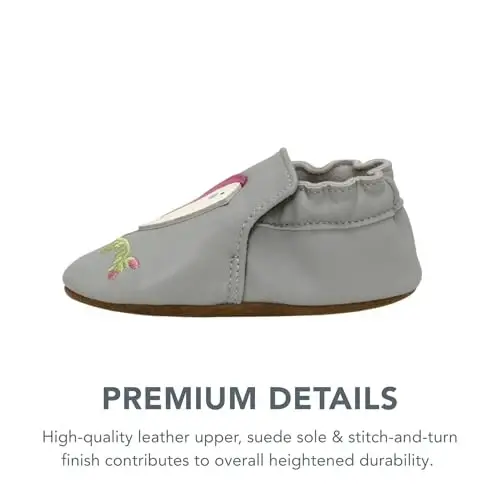 Robeez Baby Girls and Unisex Soft Soles Slip-Resistant Crib Shoes Slippers for Infant and Toddler, 0-24 Months - ROBEEZ (1)