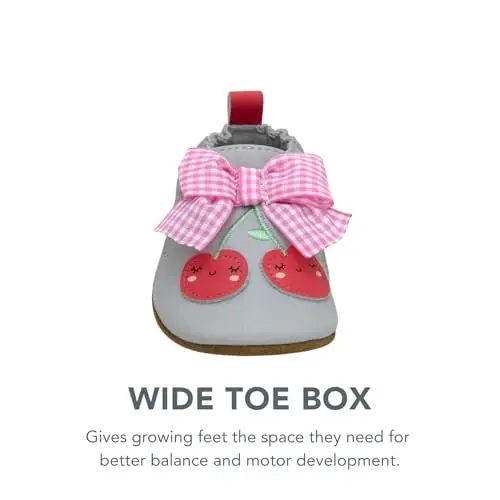 Robeez Baby Girls and Unisex Soft Soles Slip-Resistant Crib Shoes Slippers for Infant and Toddler, 0-24 Months - 5
