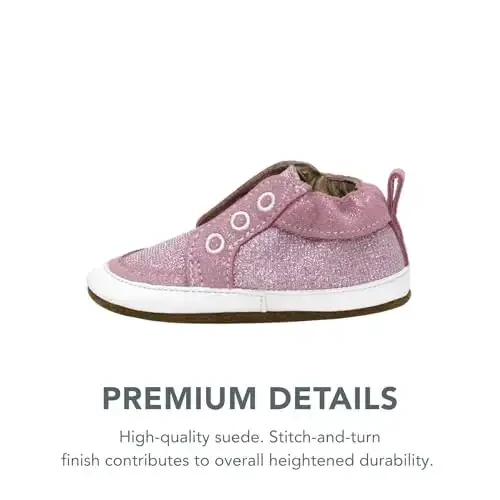 Robeez Baby Girls and Unisex Soft Soles Slip-Resistant Crib Shoes Slippers for Infant and Toddler, 0-24 Months - 3