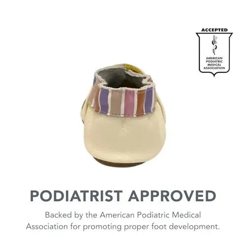 Robeez Baby Girls and Unisex Soft Soles Slip-Resistant Crib Shoes Slippers for Infant and Toddler, 0-24 Months - 4