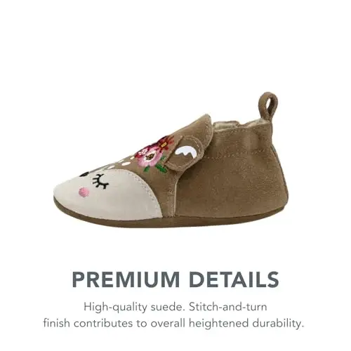 Robeez Baby Girls and Unisex Soft Soles Slip-Resistant Crib Shoes Slippers for Infant and Toddler, 0-24 Months - 3